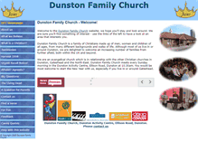 Tablet Screenshot of dunstonfamilychurch.co.uk